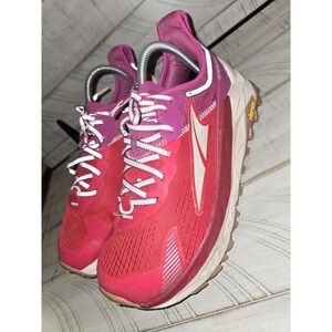 Altra Vibram Olympus 5 Women's Size 8 5 Red Trail Running Shoes AL0A7R74664